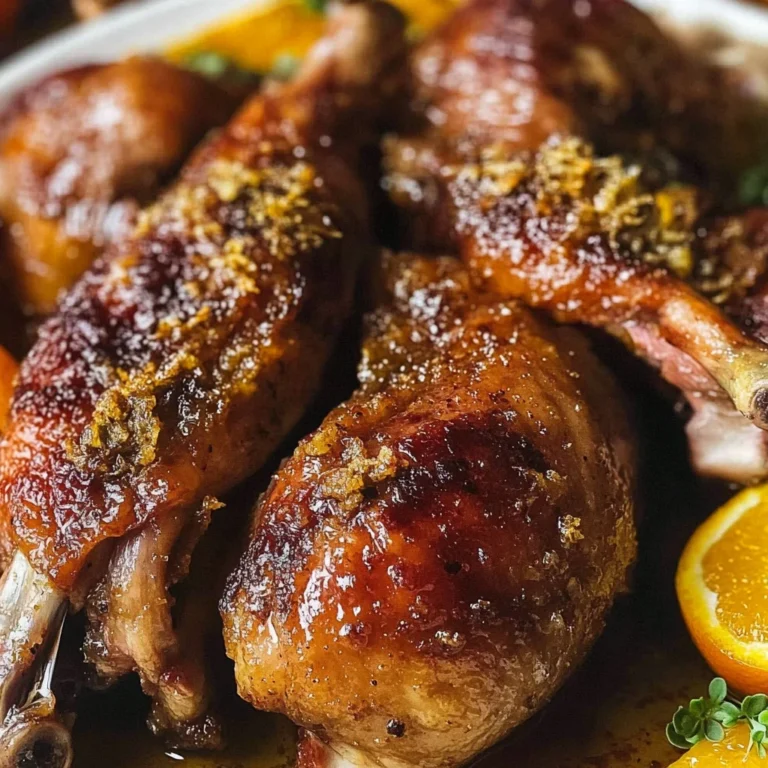 Oven Roasted Crispy Whole Duck & Figgy Orange Glaze