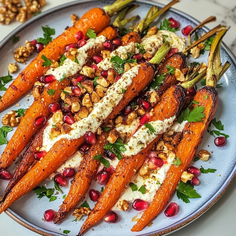 Roasted Carrots with Vegan Ricotta