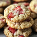Soft Strawberry Shortcake Cookies