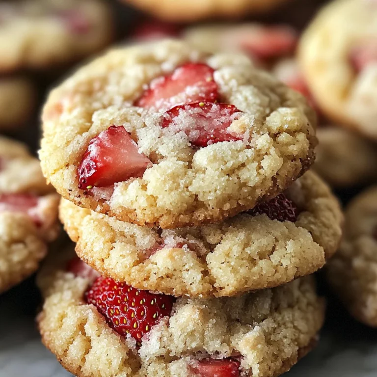 Soft Strawberry Shortcake Cookies