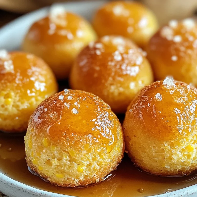 Southern-Style Honey Butter Cornbread Poppers