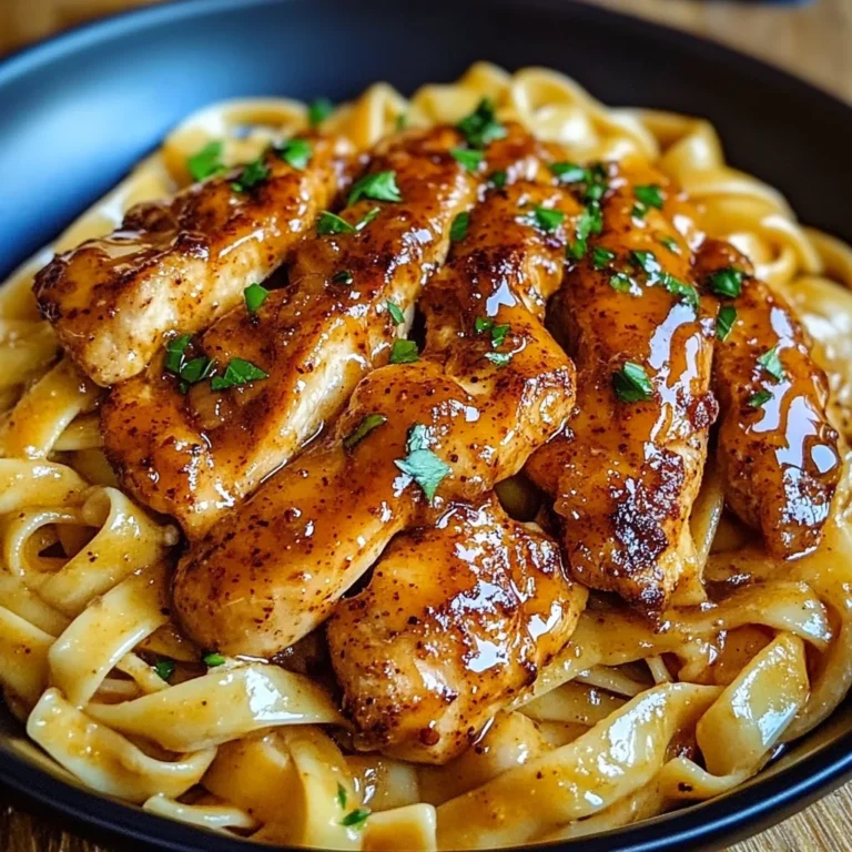 Spicy Cajun Honey Butter Chicken & Pasta