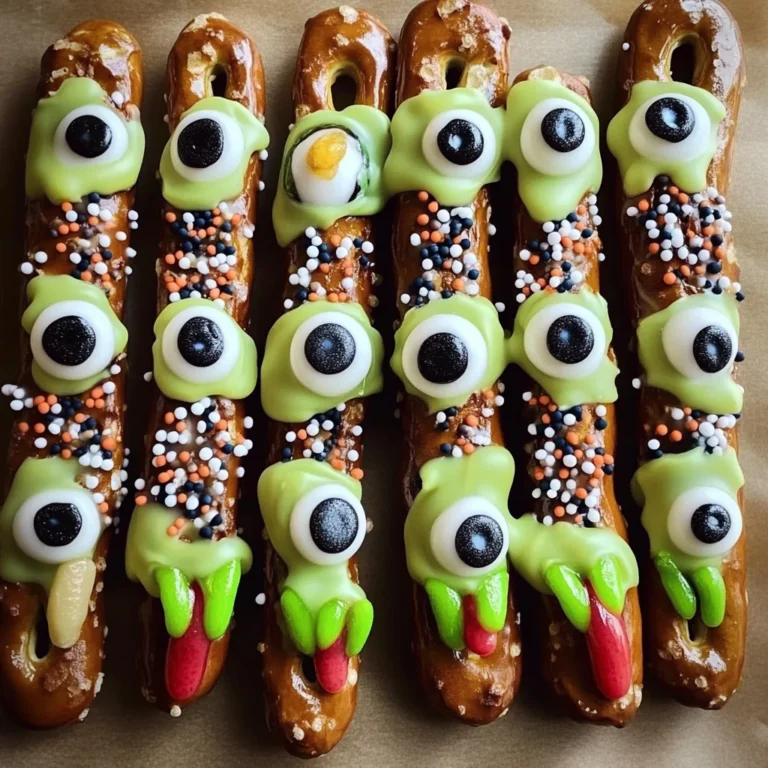 Spooky Halloween Pretzels