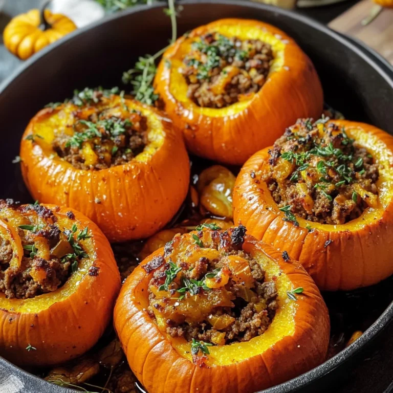 Stuffed Mini Pumpkins Recipe
