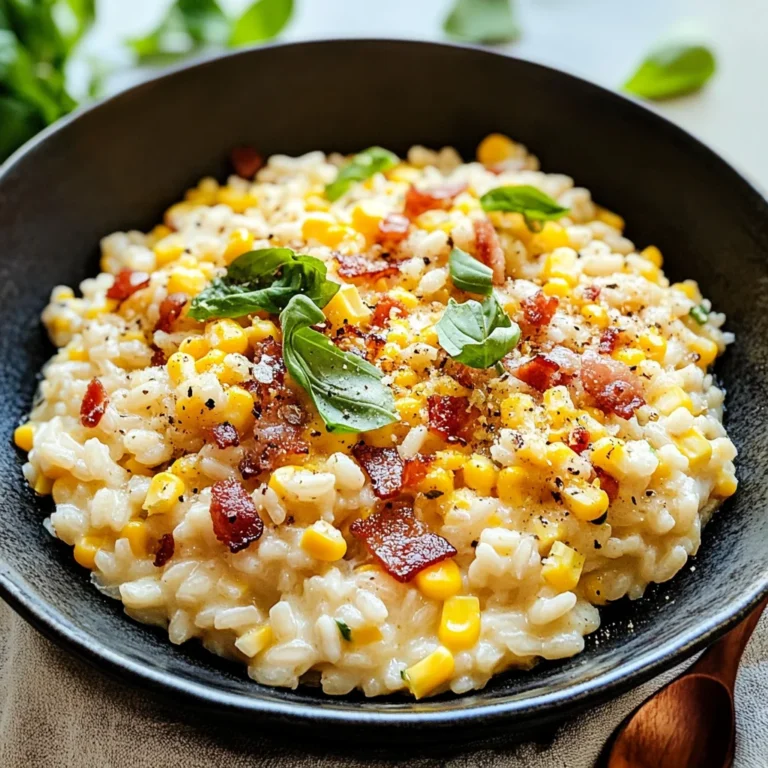 Sweet Corn Risotto