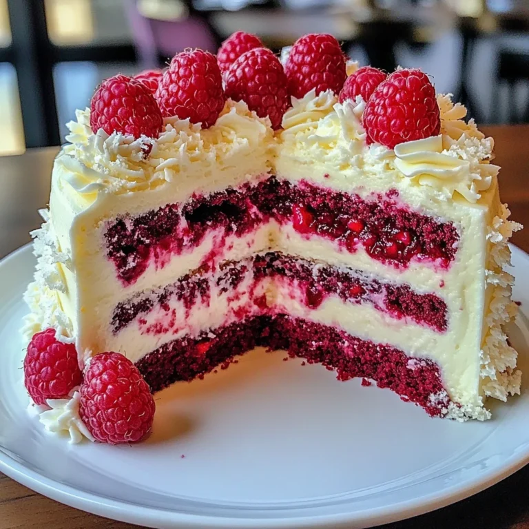 White Chocolate Raspberry Dream Cake – Sweet Easy Recipes Style