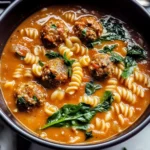 Creamy Italian Meatball Soup
