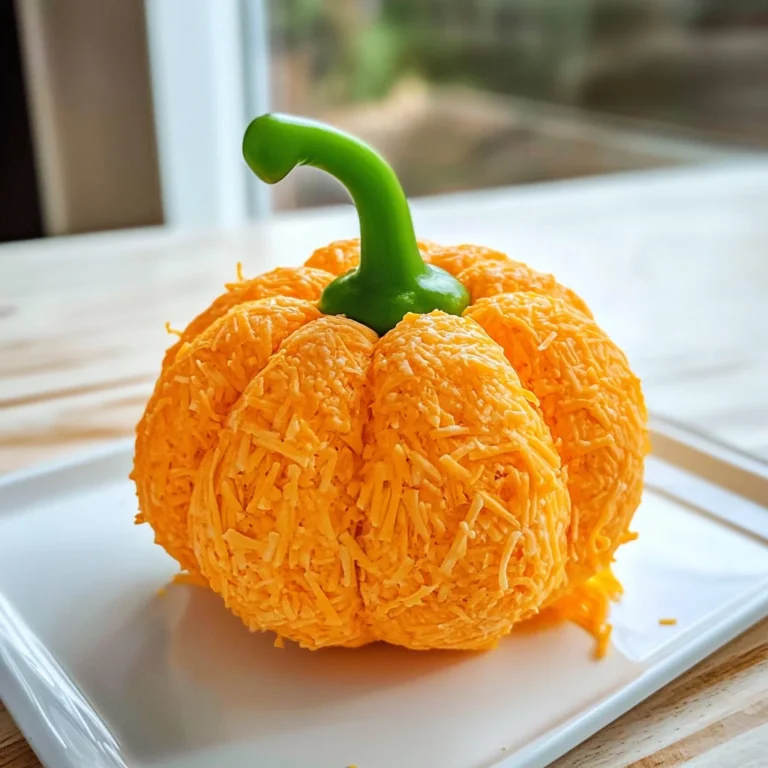 Pumpkin Shaped Cheese Ball