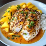 Tropical Grouper with Spicy Coconut-Ginger Sauce