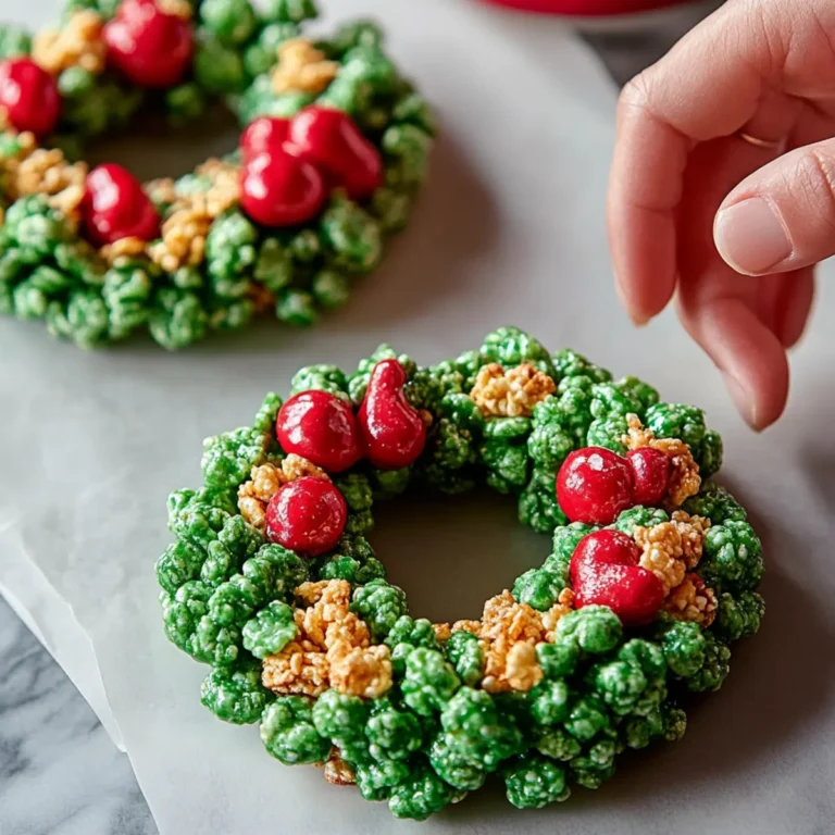 Holiday Cornflake Wreaths Recipe
