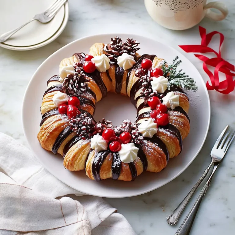 Christmas Choux Wreath Recipe