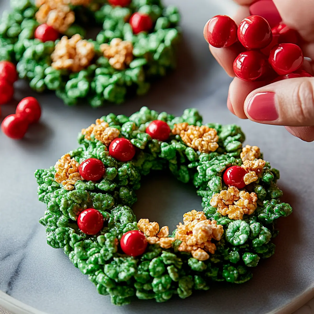 Holiday Cornflake Wreaths Recipe