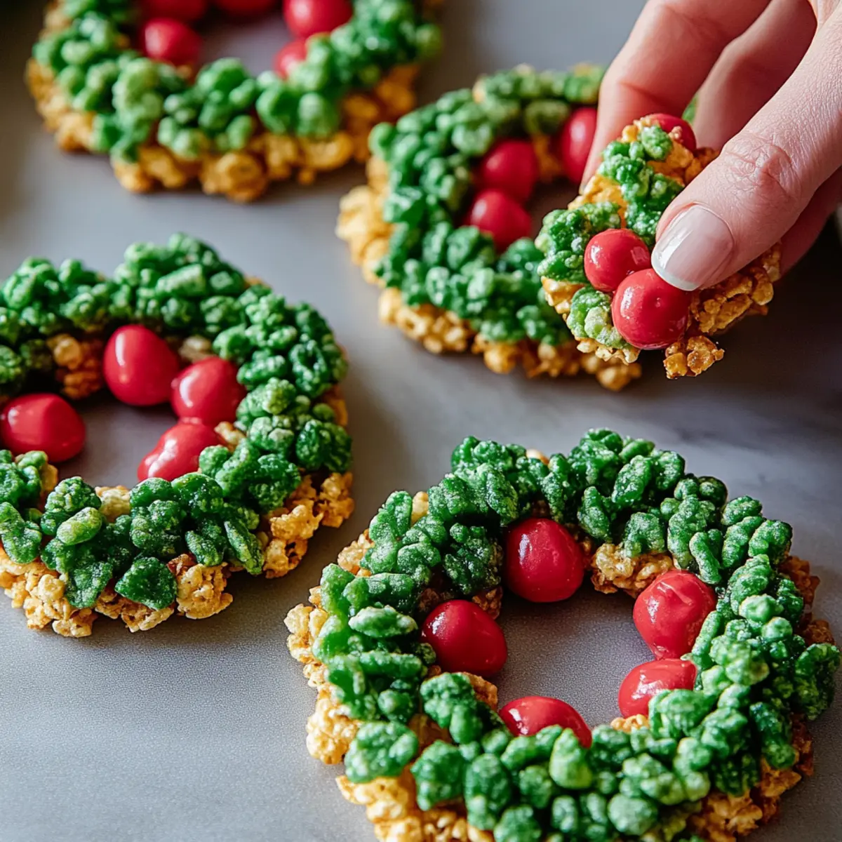 Holiday Cornflake Wreaths Recipe