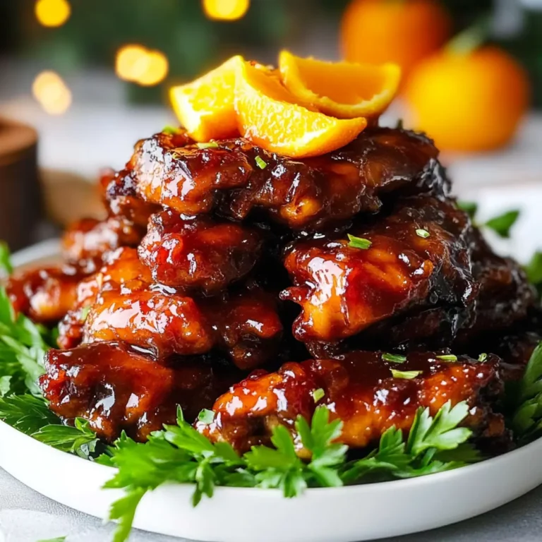 Sticky Orange Glazed Chicken Recipe