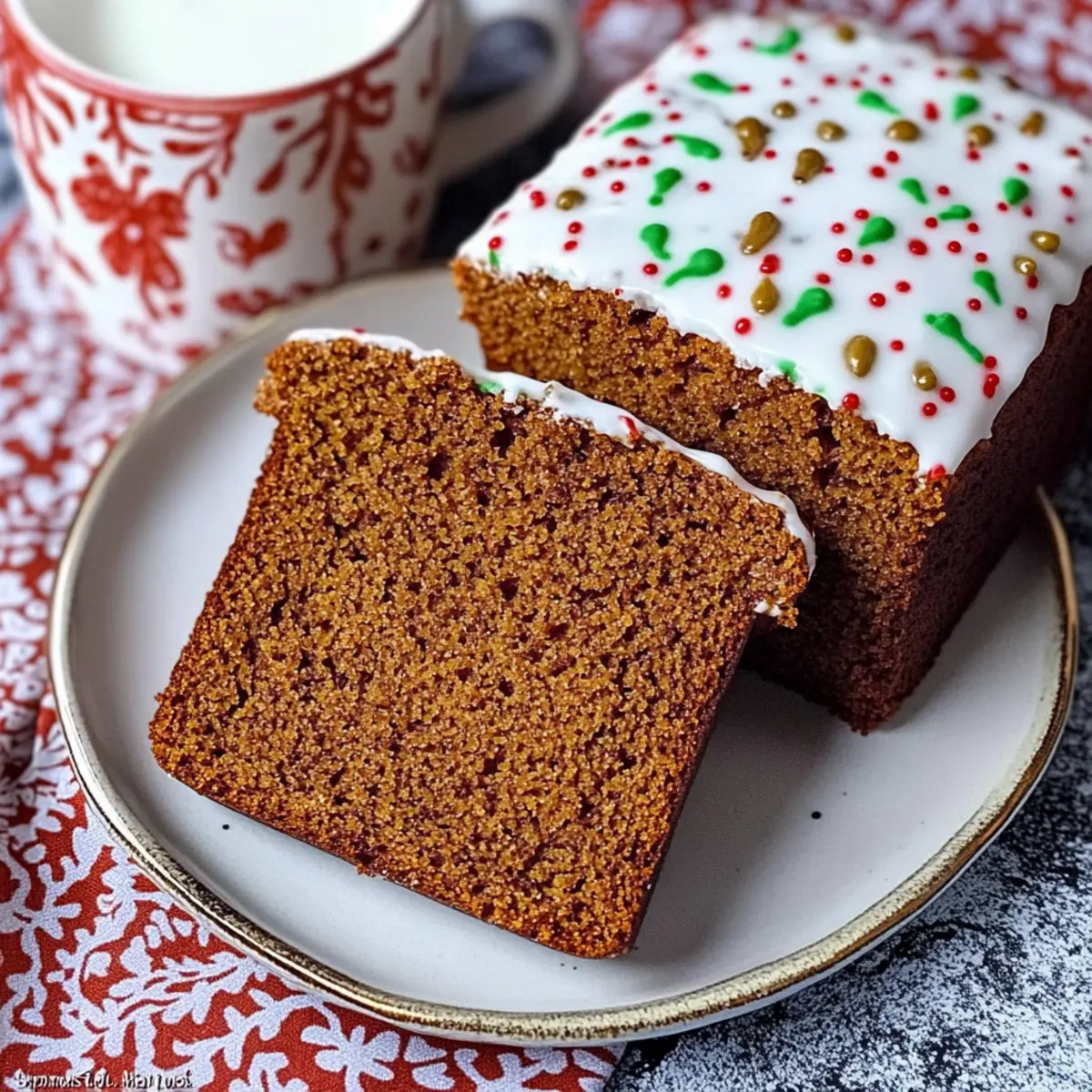 Gingerbread Banana Bread Recipe