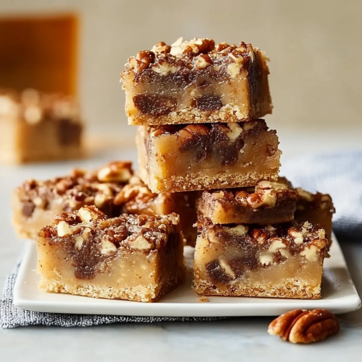 Chocolate Toffee Pecan Bread Pudding Bars Recipe