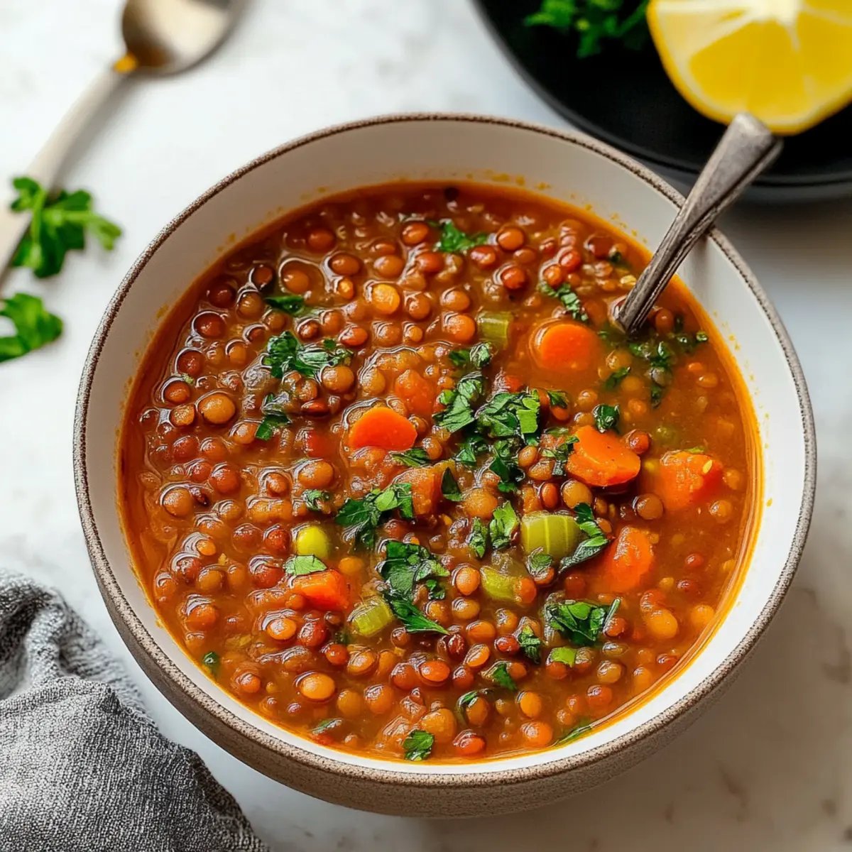 Healthy Lentil Soup Recipe