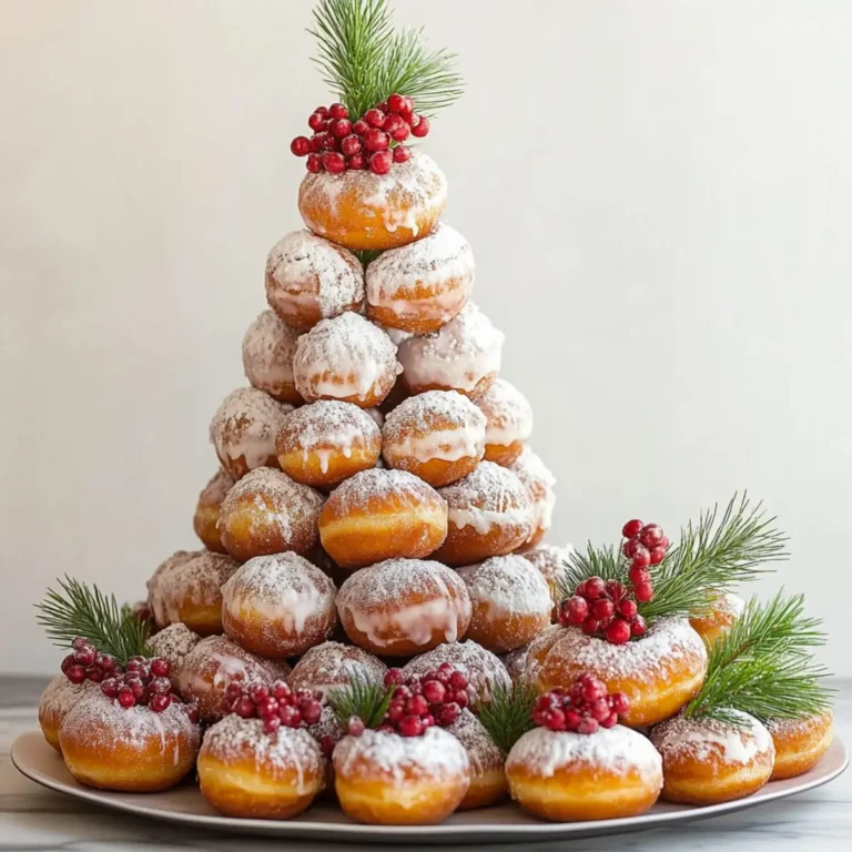 Christmas Donut Tree Recipe