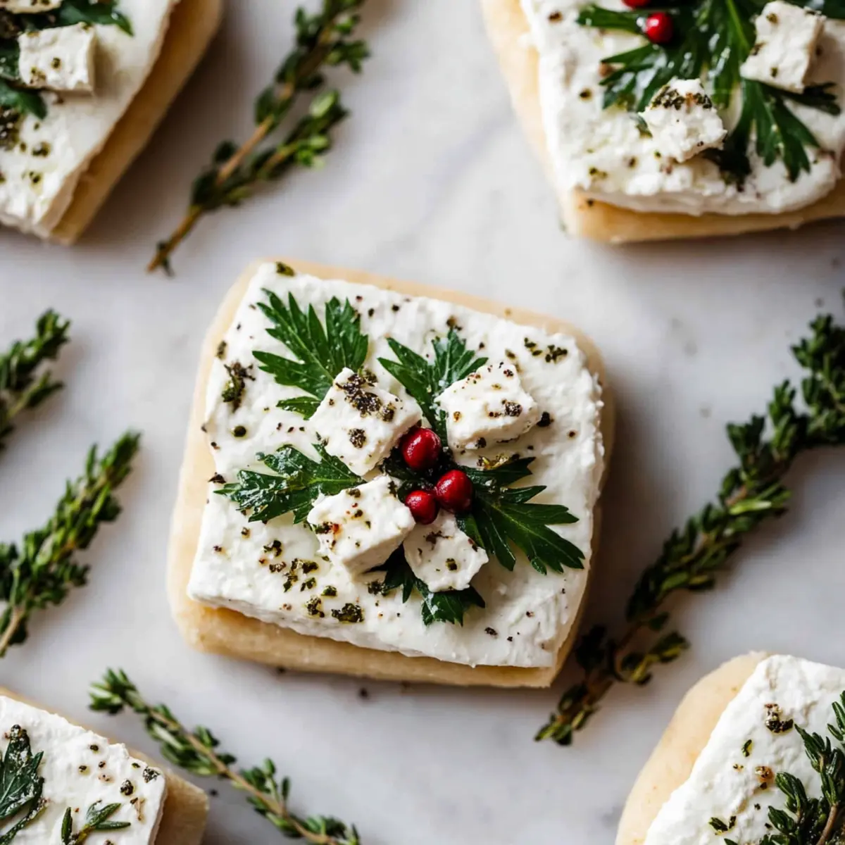 Herbed Goat Cheese Christmas Appetizer Recipe