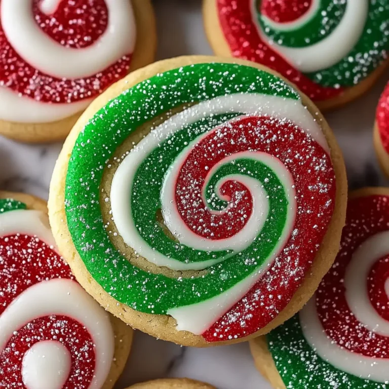 Colorful Swirled Christmas Cookies Recipe