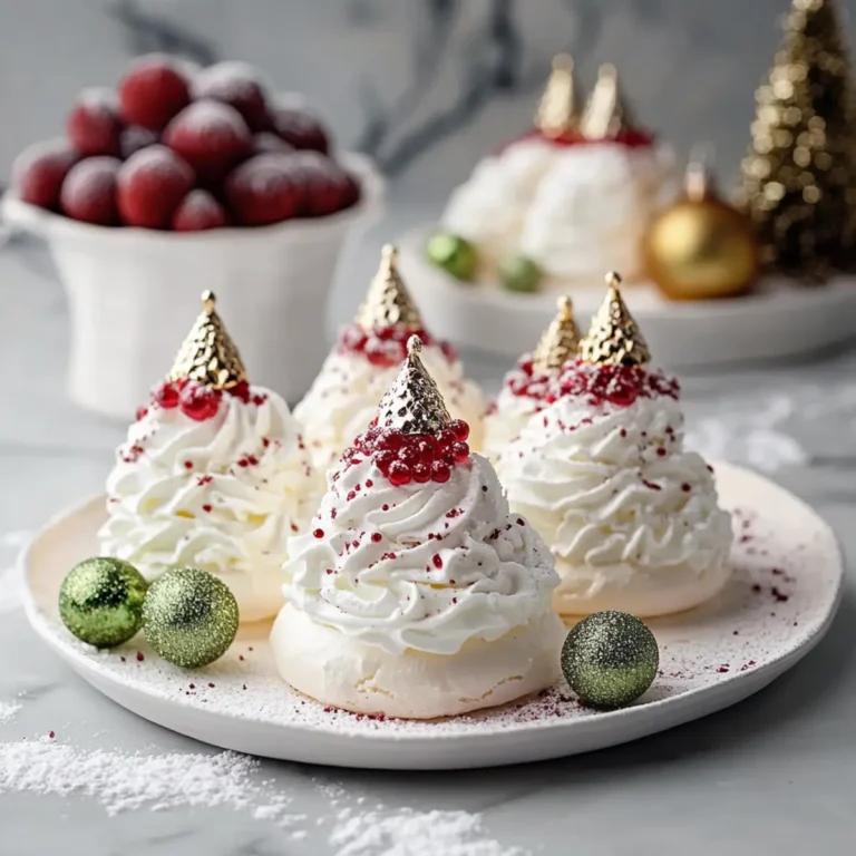 Mini Pavlova Christmas Trees Recipe