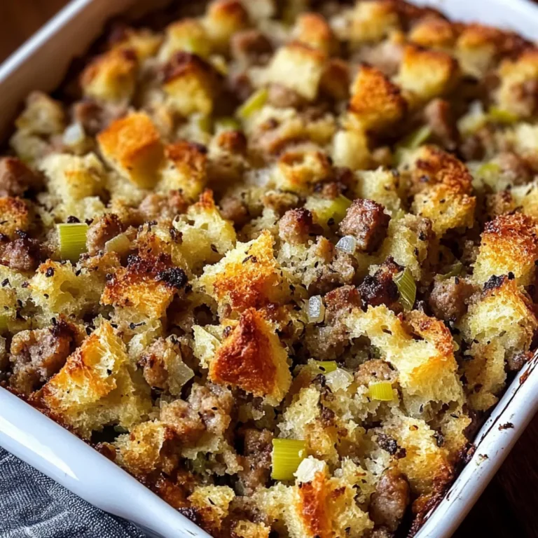 Best Thanksgiving Sausage Stuffing Recipe