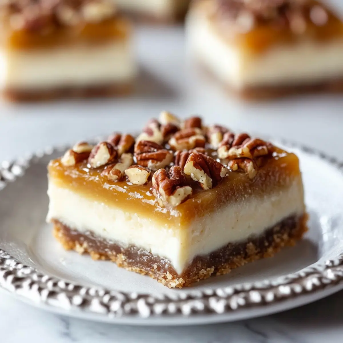Pecan Cheesecake Bars Recipe