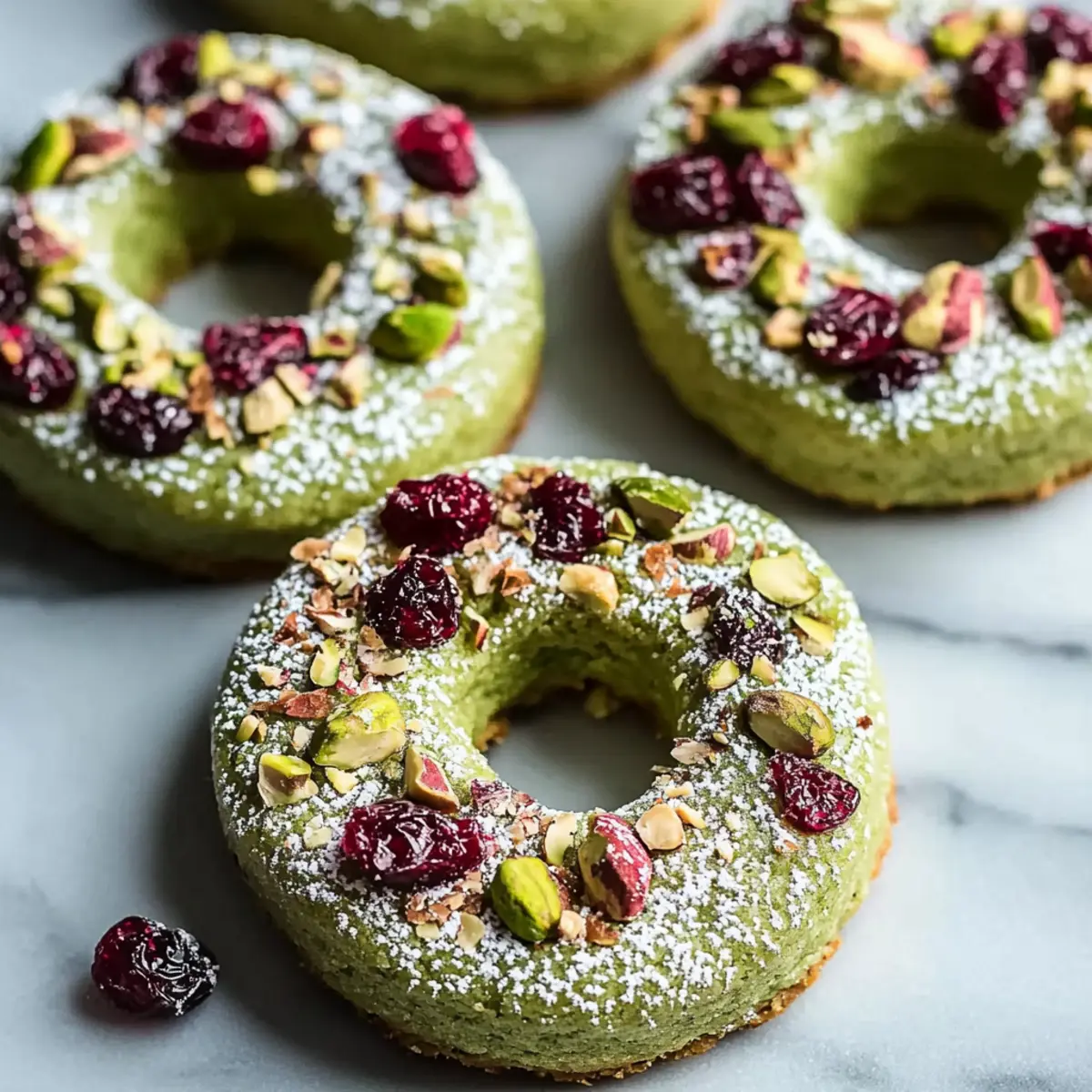 Pistachio Cranberry Wreath Cookies Recipe