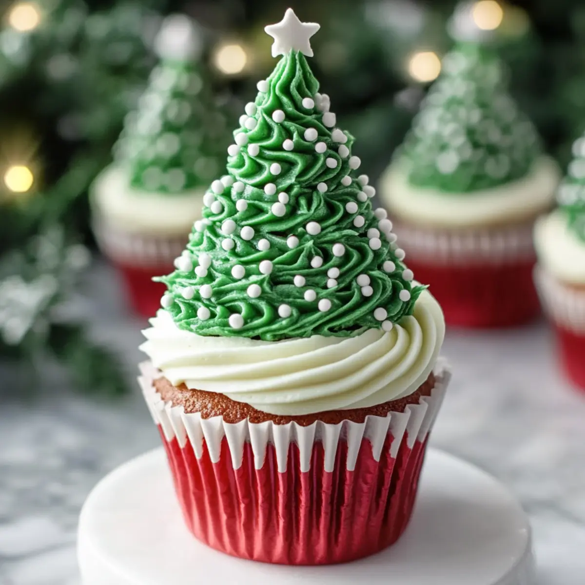 Christmas Tree Cupcakes Recipe