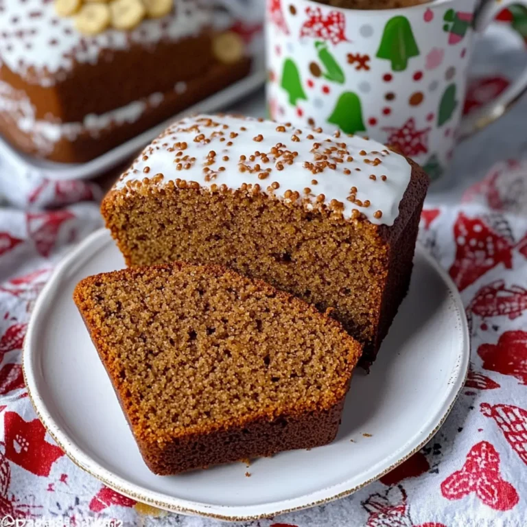 Gingerbread Banana Bread Recipe