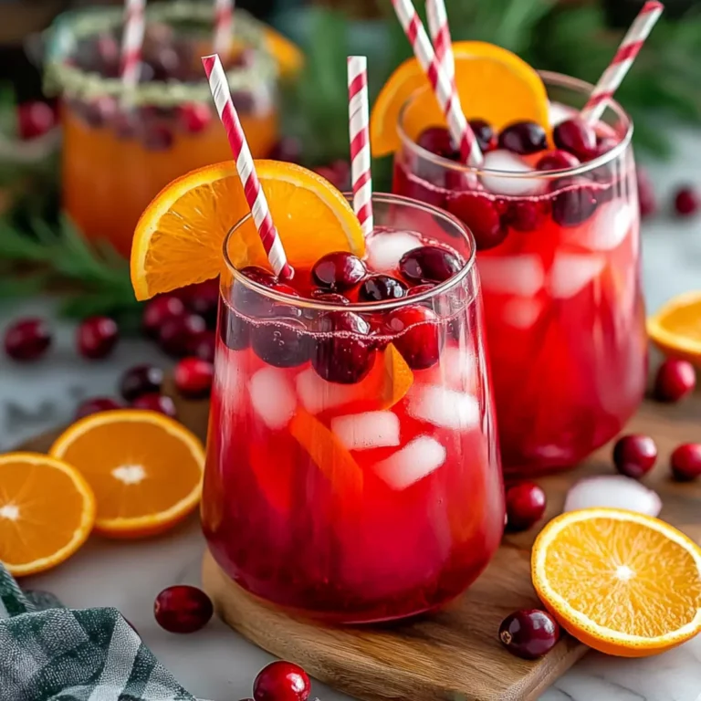 Festive Cranberry Orange Punch Recipe
