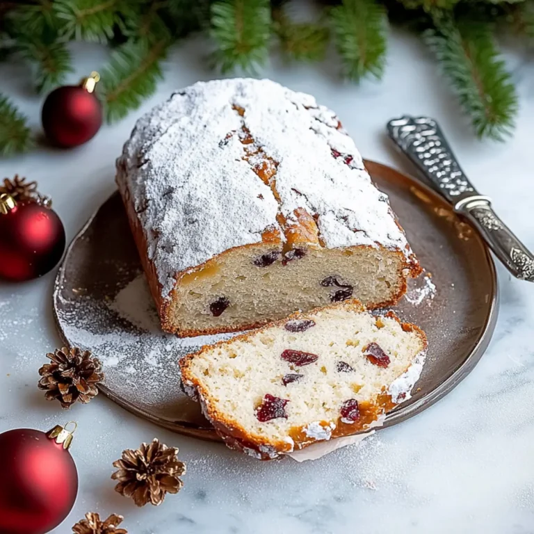 Festive Christmas Stollen Bread Recipe