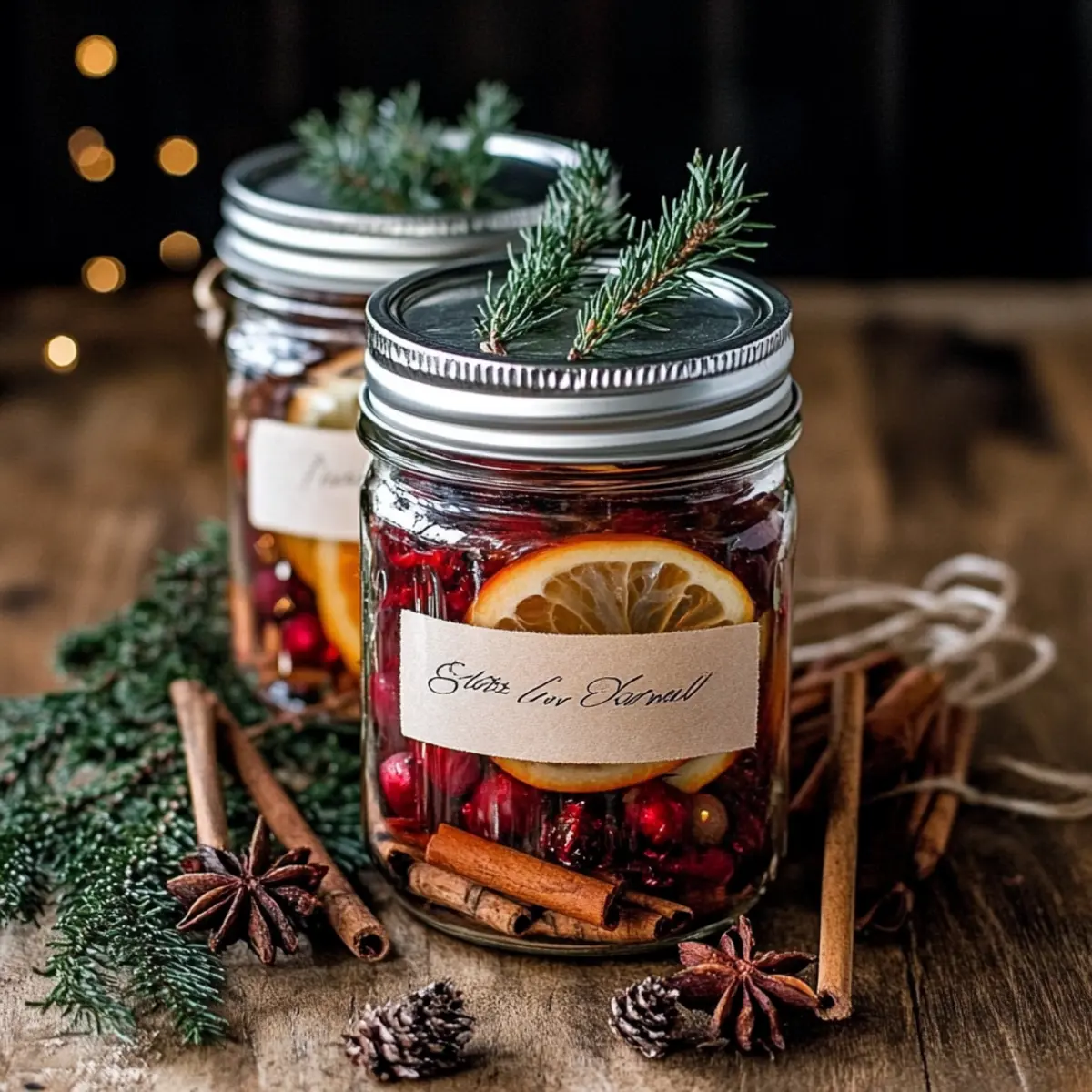 Christmas Simmer Pot in a Jar Recipe