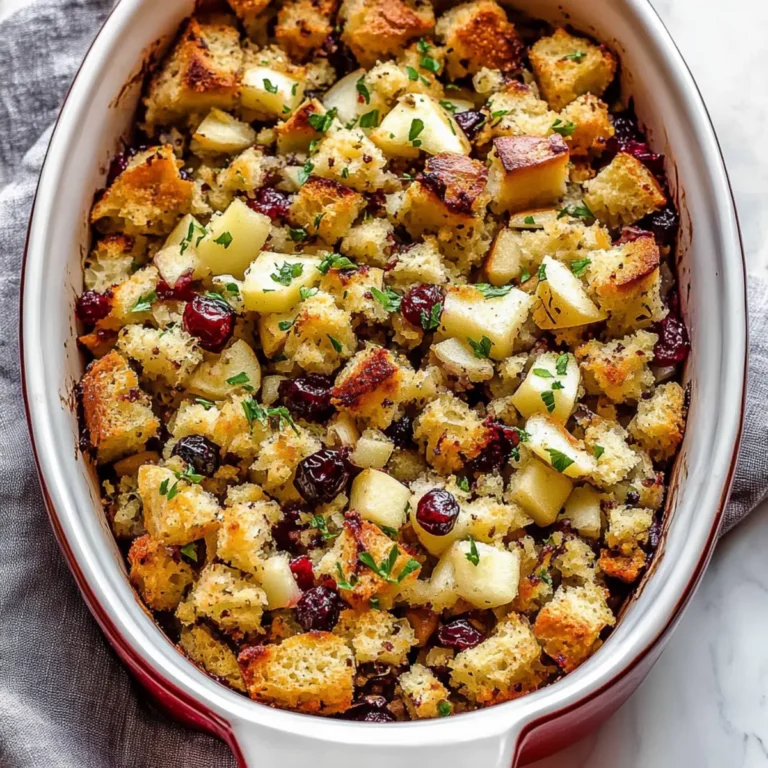 Cranberry Apple Stuffing Recipe