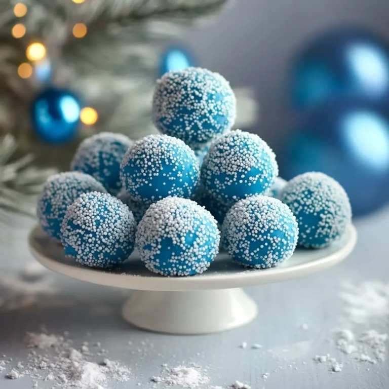 Blue Curacao White Chocolate Truffles Recipe