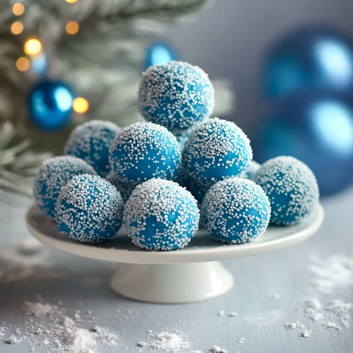 Blue Curacao White Chocolate Truffles Recipe