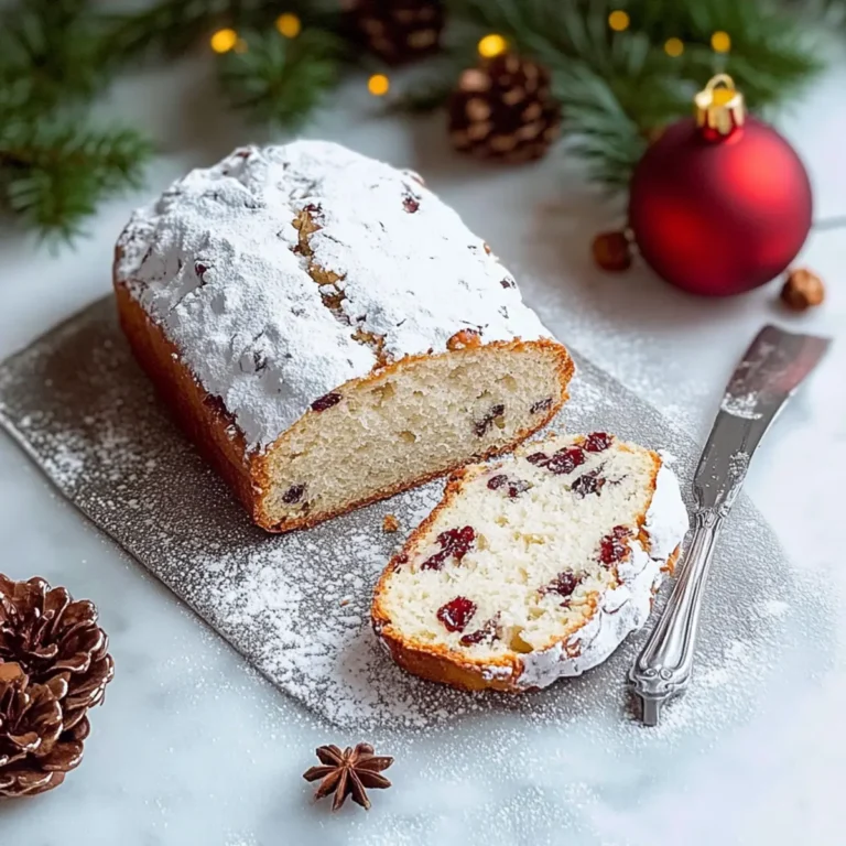 Festive Christmas Stollen Bread Recipe