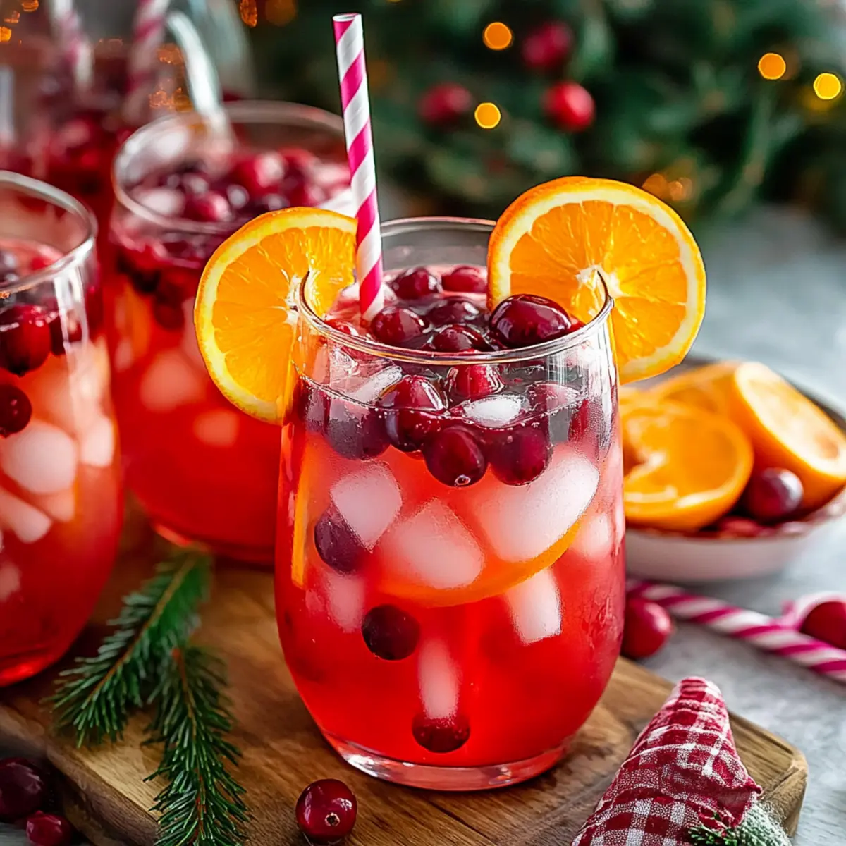 Festive Cranberry Orange Punch Recipe