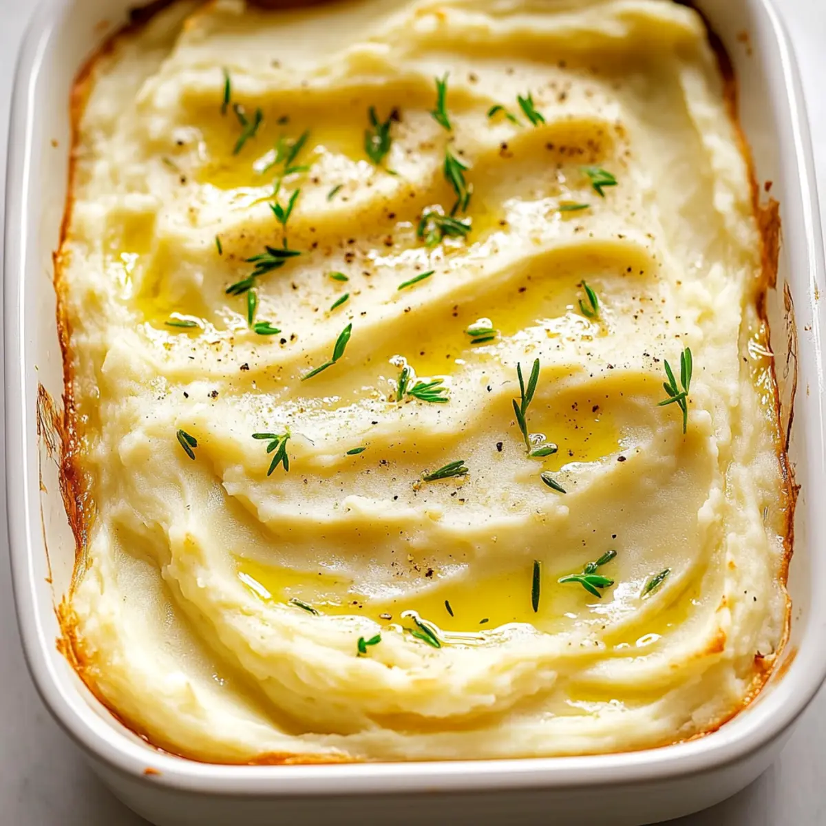 Creamy Baked Mashed Potatoes Recipe