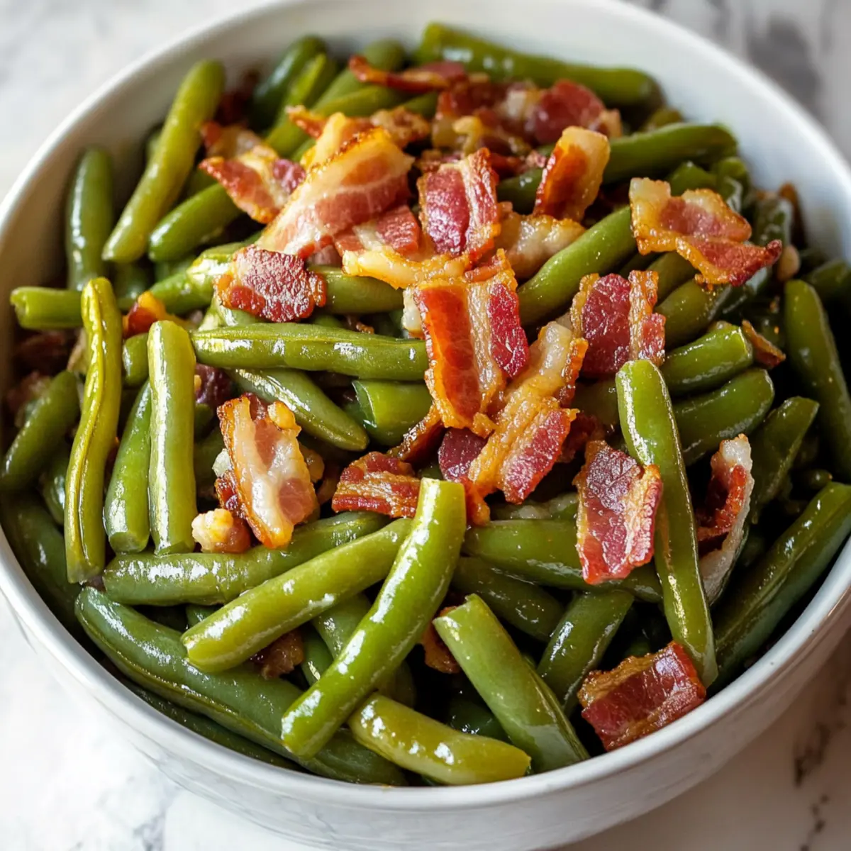 Crock Pot Green Beans with Bacon Recipe