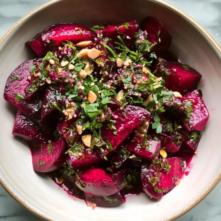 Pickled Beet Salad with Herbs Recipe