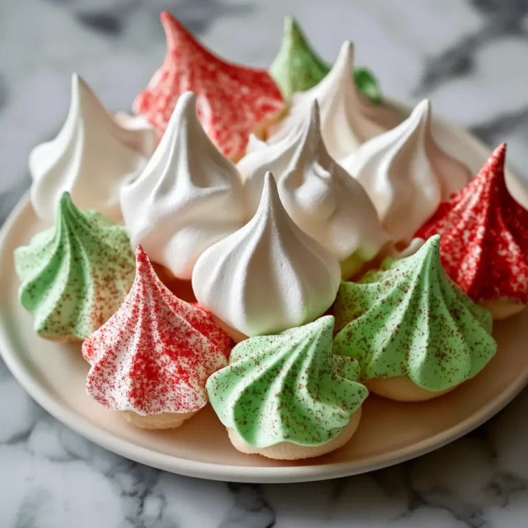 Christmas Meringue Kisses Recipe