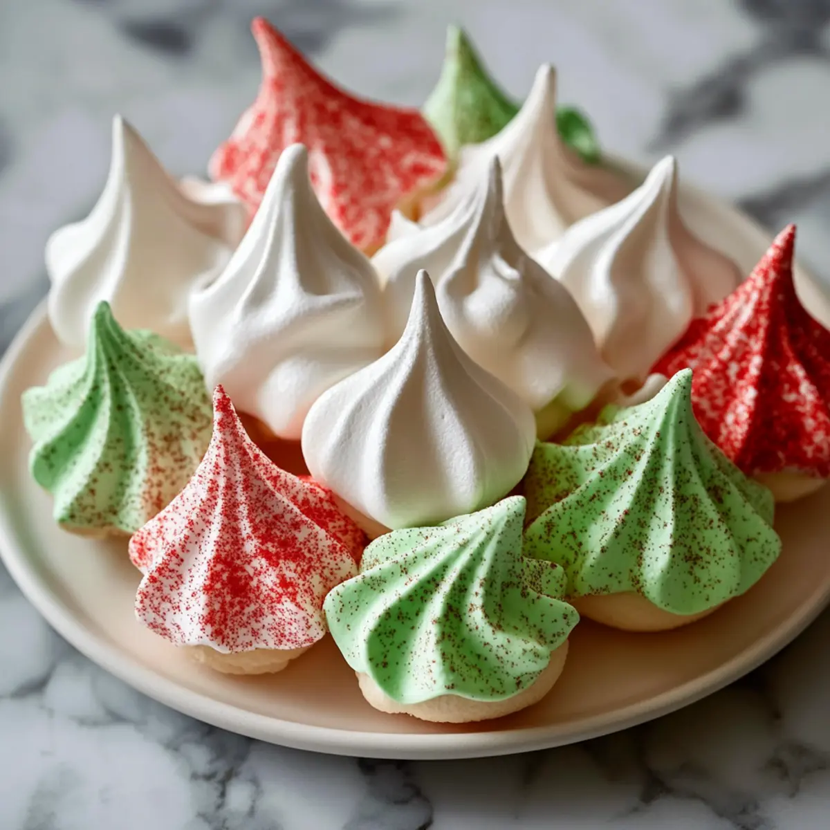 Christmas Meringue Kisses Recipe