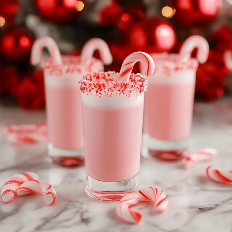 Candy Cane Shots with Peppermint Vodka Recipe