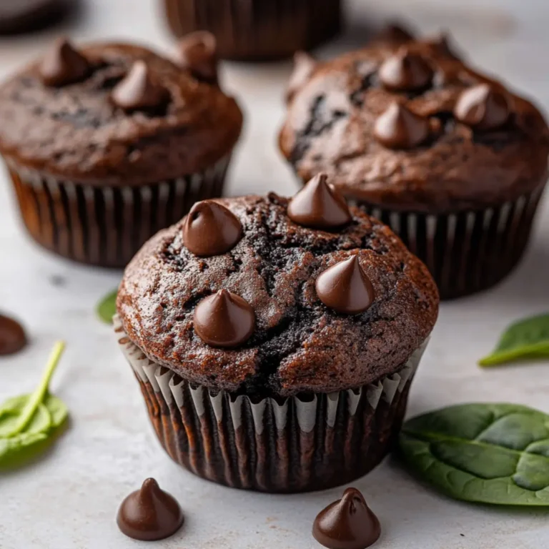 Chocolate Spinach Muffins Recipe