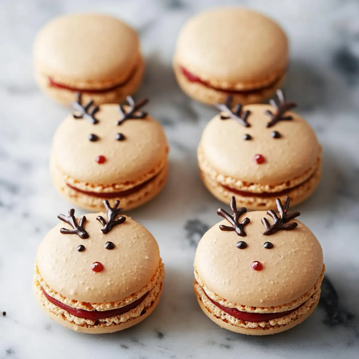 Christmas Reindeer Macarons Recipe