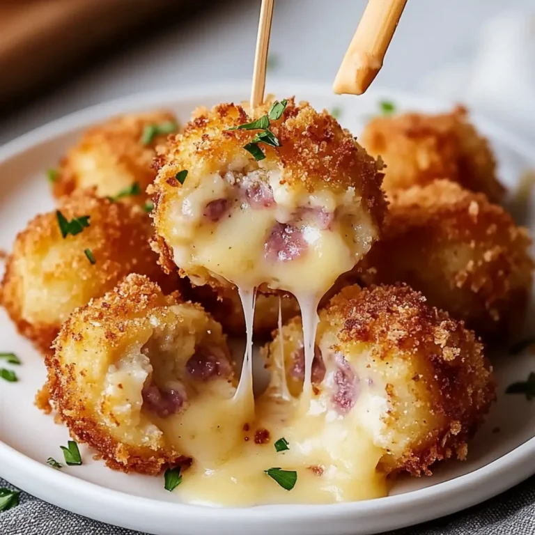 Cheese-Stuffed Chicken Cordon Bleu Bites Recipe