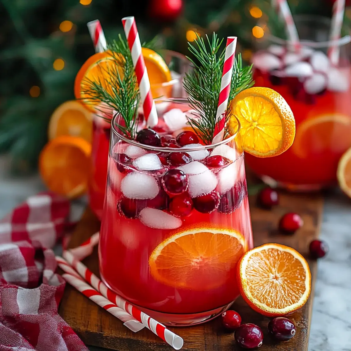 Festive Cranberry Orange Punch Recipe