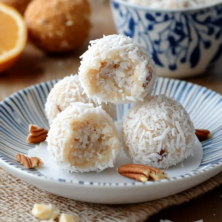 Orange Coconut Snowball Cookies Recipe