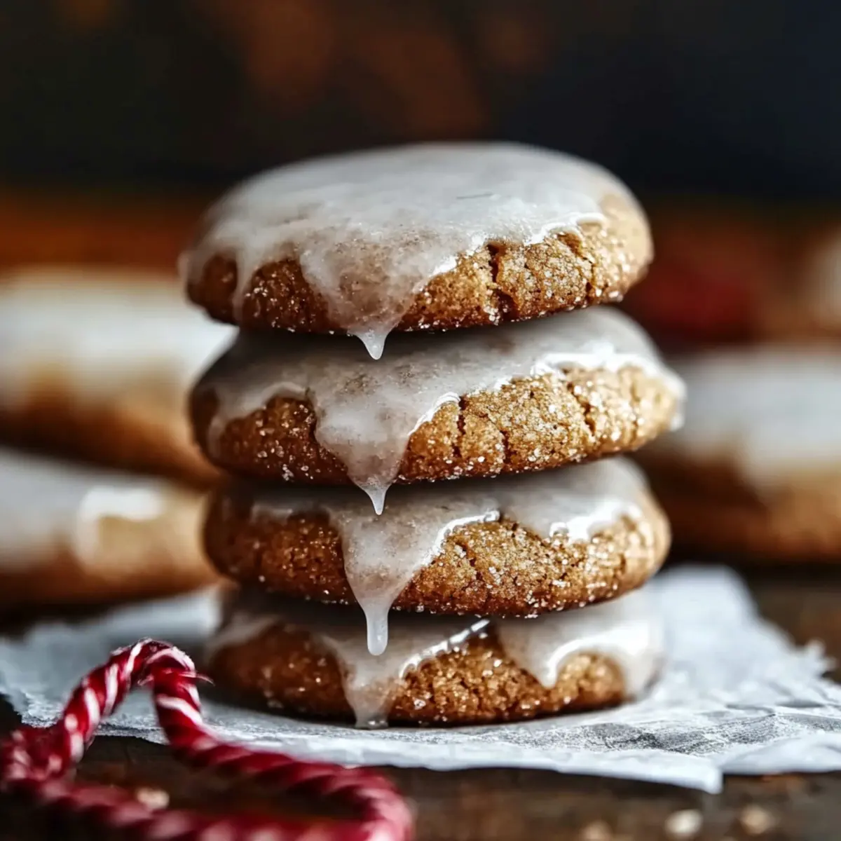 Lebkuchen Cookies with Spiced Glaze Recipe